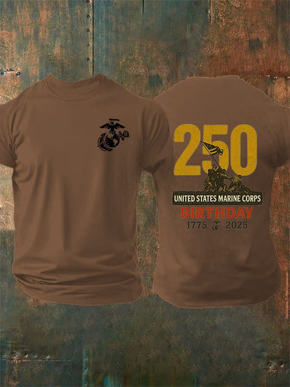 Men's  UNITED STATES MARINE CORPS BIRTHDAY Print T-Shirt