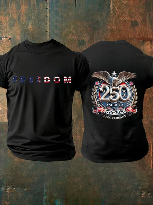 Men's  FREEDOM Print T-Shirt