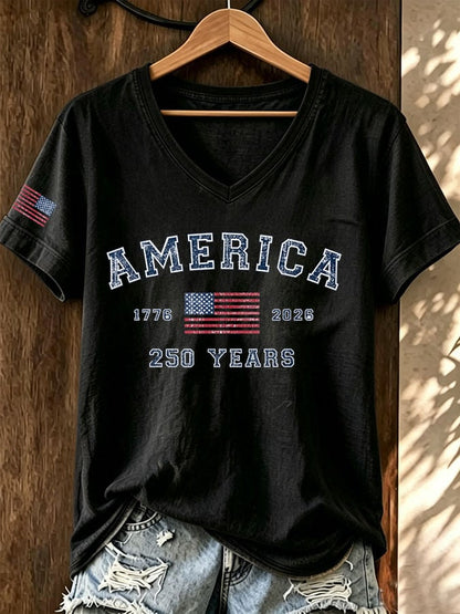 Women's Casual Print Short-Sleeve T-Shirt