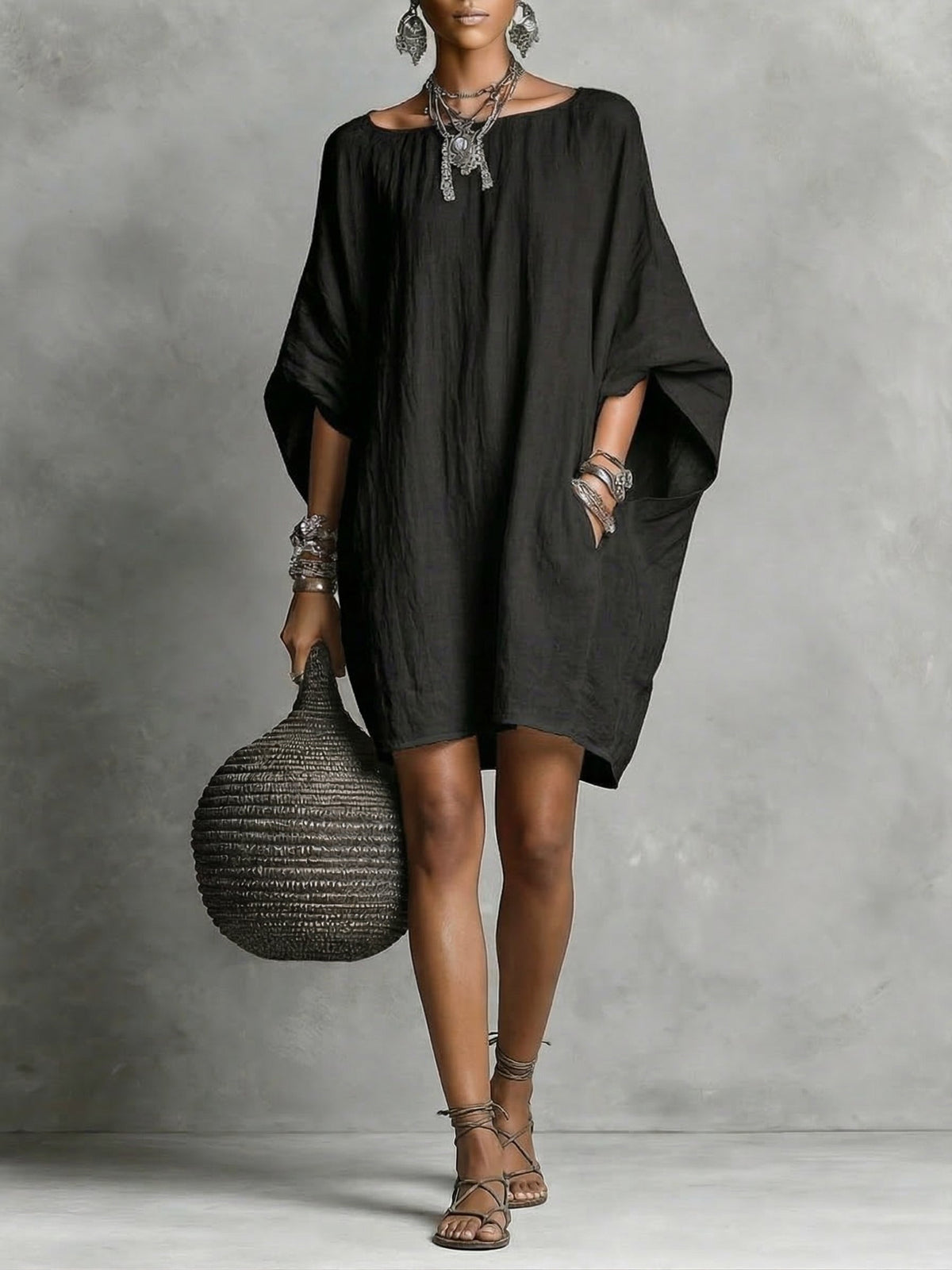 New Arrivals🔥Women's Elegant Casual cotton and linen dress